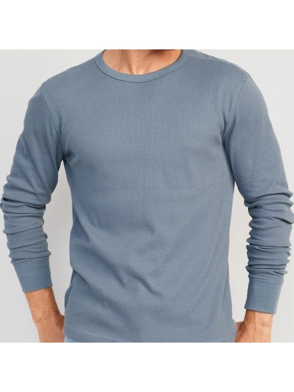 NWT Old Navy men's long sleeve waffle knit top